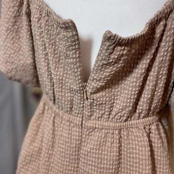 And Now This Women's Square-Neck Short Puff Sleeve Mini Dress - Picture 7 of 8